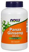 Suplementy naturalne - NOW Foods - Żeń-Szeń, Panax Ginseng, 500mg, 250 kapsułek - miniaturka - grafika 1