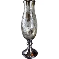 Wazony i flakony - Elegancki Wazon z Opalizującym Szkłem i Chromem, D - miniaturka - grafika 1