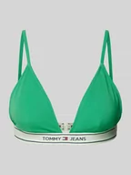 Stroje kąpielowe - Top bikini z elastycznym paskiem z logo - miniaturka - grafika 1
