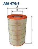 Filtry powietrza - Filtron AM 476/1 FILTR POWIETRZA - miniaturka - grafika 1