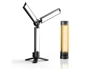 Składana lampa Apexel LED APL-FL05 statyw z pilotem Czarny - Akcesoria fotograficzne - miniaturka - grafika 1
