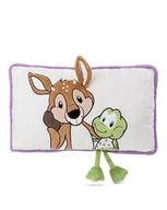 Kołdry i poduszki dla dzieci - Nici Green: Poduszka z jelonkiem René i żabką Fridolin - 43 x 25 cm - miniaturka - grafika 1