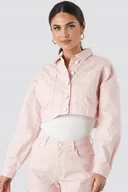 Kurtki damskie - Trendyol Kurtka Damska Jeansowa W Paski 36 1Clx - miniaturka - grafika 1