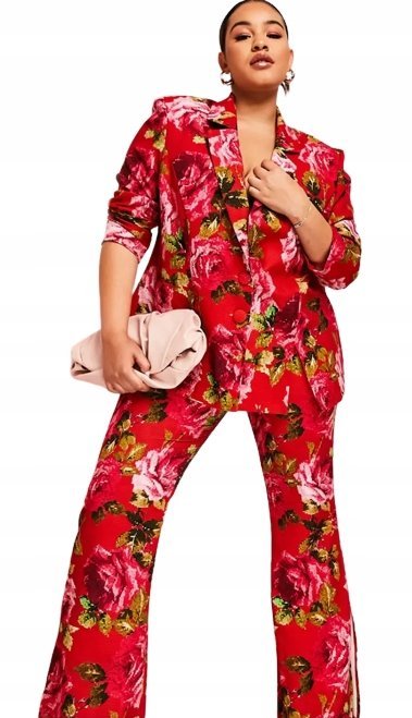 PLUS SIZE SPODNIE DAMSKIE ELEGANCKIE DŁUGIE 50 XBO