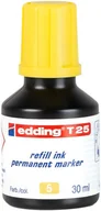 Markery permanentne - Edding tusz uzupełniający edding T 25, do markerów niezmywalnych edding, 30 ML, żółty 4-T25005 - miniaturka - grafika 1