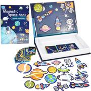 Układanki dla dzieci - Układanka magnetyczna puzzle kosmos magnesy - miniaturka - grafika 1