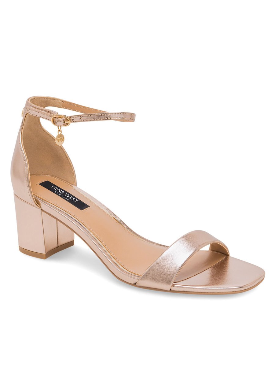 Nine West Sandały Damskie Złoty WFA2625-1