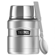 Termosy - Thermos Termos na jedzenie 470 ml z łyżką stalowy nierdzewny 173025 - miniaturka - grafika 1