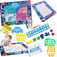 Zabawki interaktywne dla dzieci - Wodna Mata Z Motywem Kosmosu Zestaw Do Malowania Pisaki Wodne Wzory Szablon - miniaturka - grafika 1