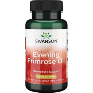 Evening Primrose Oil 500mg, 100sgels. - Olej z wiesiołka ( Swanson ) - Suplementy naturalne - miniaturka - grafika 1