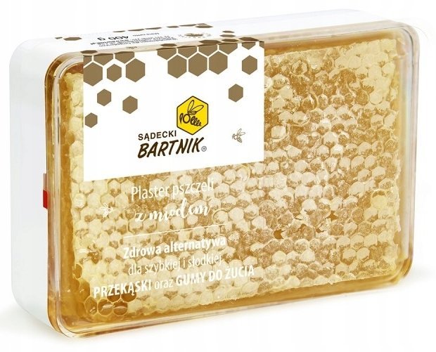 Naturalny Plaster Miodu 400 gram Bartnik Sądecki higiena zębów jamy ustnej