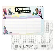 Szkolne artykuły papiernicze - PLAN LEKCJI TABL MNOZ A5 MH STK PB A 25/750 - miniaturka - grafika 1