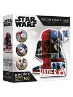 Puzzle - Trefl 160-częściowe drewniane puzzle "Star Wars - Darth Vader" - 10+ - miniaturka - grafika 1