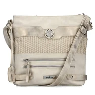 Torebki damskie - Rieker H1346-92 BEIGE COMBINATION torebka damska EKO ecru - miniaturka - grafika 1