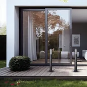 Lampy ogrodowe - MILAGRO ML0301 VERTICAL BLACK LAMPA OGRODOWA 1xGU10 IP44 - miniaturka - grafika 1