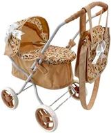 Wózki dla lalek - Wózek dla lalek głęboki z torbą - miniaturka - grafika 1