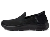 Kapcie damskie - Skechers Damskie kapcie Go Walk Flex, Czarne wykończenie tekstylne, 35.5 EU - miniaturka - grafika 1