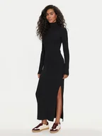 Sukienki - Lee Sukienka dzianinowa 112358303 Czarny Slim Fit - miniaturka - grafika 1
