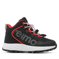 Buty dla chłopców - Sneakersy Reima Edistys 5400008B Czarny - miniaturka - grafika 1
