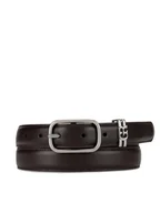 Paski - Gino Rossi Pasek Damski BLYL24001-2 SVL Brązowy - miniaturka - grafika 1