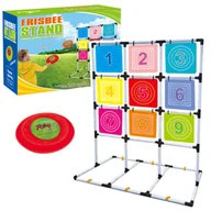 Zabawki zręcznościowe - Gra Zręcznościowa Rzut Frisbee Dyskiem Do Celu Domowa Ogrodowa - miniaturka - grafika 1