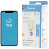 Systemy inteligentnych domów - Hama WLAN żarówka LED E27 A60 6,9W filament CCT - miniaturka - grafika 1