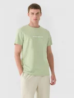 Koszulki sportowe męskie - Męski t-shirt z nadrukiem 4F 4FRAW24TTSHM2579 - zielony - miniaturka - grafika 1