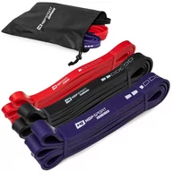 Gumy, taśmy, ekspandery - POWER BAND Zestaw gum oporowych fitness 7-39 kg - miniaturka - grafika 1