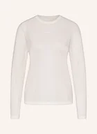 Koszulki i topy damskie - Salomon Koszulka Do Biegania Shkout Core Ls weiss - SALOMON - miniaturka - grafika 1