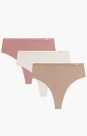 Majtki damskie - 3-pack figi damskie High Brazil 3CLP-008-BEZ/PUD/CAPC, Kolor beżowo-różowo-ecru, Rozmiar L, ATLANTIC - Primodo.com - miniaturka - grafika 1