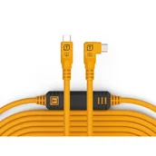 Inne akcesoria studyjne - Kabel Tether Tools Tether Pro 31' (9.4m), USB-C to USB-C, Straight to Right, High Visibility Orange - miniaturka - grafika 1