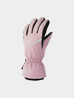 Rękawiczki - 4F Rękawiczki w kolorze różowym - grafika 1