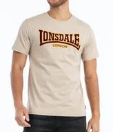Koszulki męskie - T-shirt Lonsdale CLASSIC beżowy (sand)-L - miniaturka - grafika 1