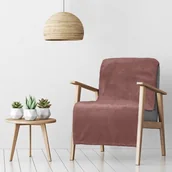 Koce - Euro Firany Koc Flanelowy Design Cindy3 Róż 70x160 1206367 - miniaturka - grafika 1