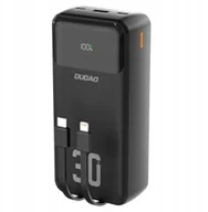 Powerbanki - Dudao K15Max 30000mAh 22.5 W Sort Czarny - miniaturka - grafika 1