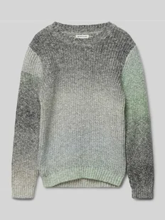 Sweter z dzianiny o kroju regular fit z miękkiej bawełny z cieniowaniem - Swetry dla chłopców - miniaturka - grafika 1