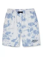 Spodenki męskie - Lonsdale Męskie spodnie Melvich, niebieski (Washed Blue/Navy), XXL (DE) - miniaturka - grafika 1