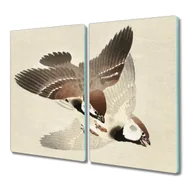 Deski do krojenia - Deska szkło 2x30x52 Zwierzę ptak wróbel z grafiką, Coloray - miniaturka - grafika 1