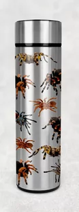Termos LED srebrny 500 ml pająki - Kubki termiczne - miniaturka - grafika 1