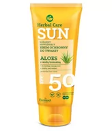 Kremy do twarzy z filtrem - Farmona Sun Care Rolinny nawilżajšcy krem ochronny do twarzy ALOES z wodš termalnš SPF 50 50ml - miniaturka - grafika 1