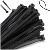 Inne mocowania - Długie Opaski Zaciskowe 7,5X750mm Trytytka Trytka Uv 100szt. Czarne - miniaturka - grafika 1