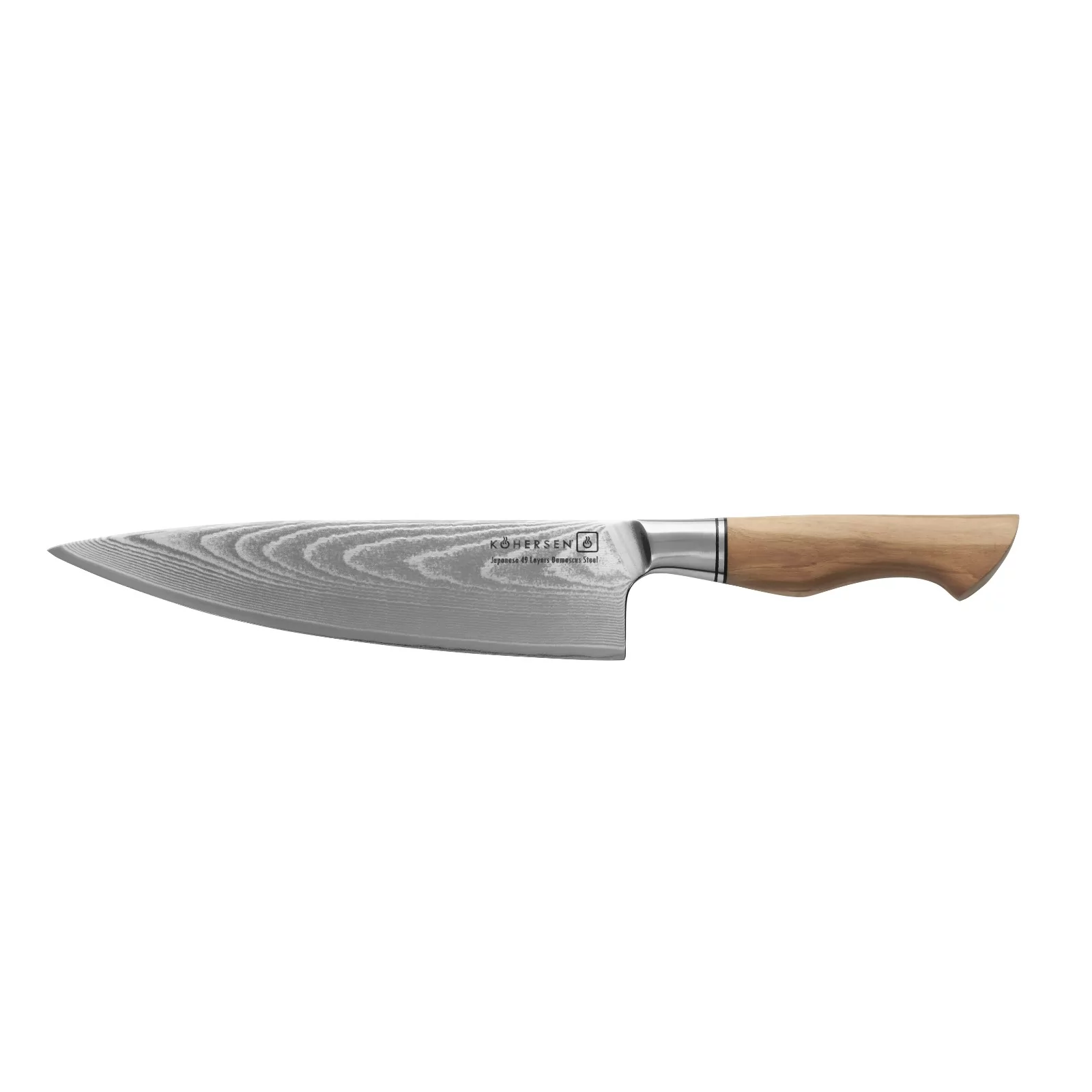 Nóż szefa kuchni CHEF KOHERSEN Professional OLIVE WOOD 21,6 cm