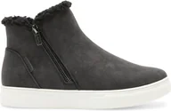 Kozaki damskie - buty zimowe damskie ROXY THEEO Black - BLK - miniaturka - grafika 1