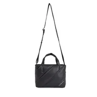 Torebki damskie - Torebka Calvin Klein Jeans Quilted Micro Ew Tote22 K60K611957 Black BEH - miniaturka - grafika 1