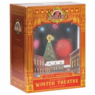 BASILUR Winter Theatre ACT IV - Czarna herbata liściasta, cejlońska Orange Pekoe 75g x1 - Herbata - miniaturka - grafika 1