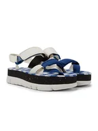 Sandały damskie - Camper Sandały w kolorze niebiesko-białym - miniaturka - grafika 1
