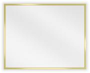 Lustra - Mexen Loft lustro łazienkowe prostokątne 50 x 40 cm, rama złota - 9852-050-040-000-50 - miniaturka - grafika 1