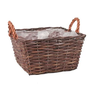 Kosz z uchwytami kwadratowy 30 x 30 x 16/22 cm - Pozostałe akcesoria do uprawy roślin - miniaturka - grafika 1