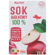 Soki i napoje niegazowane - Auchan - Sok NFC jabłkowy - miniaturka - grafika 1