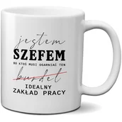 Kubki - Kubek Z Nadrukiem - Jestem Szefem... - miniaturka - grafika 1